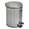 Stainless Steel 5 Ltr. Pedal Bin Moon Lid with finger print resistance
